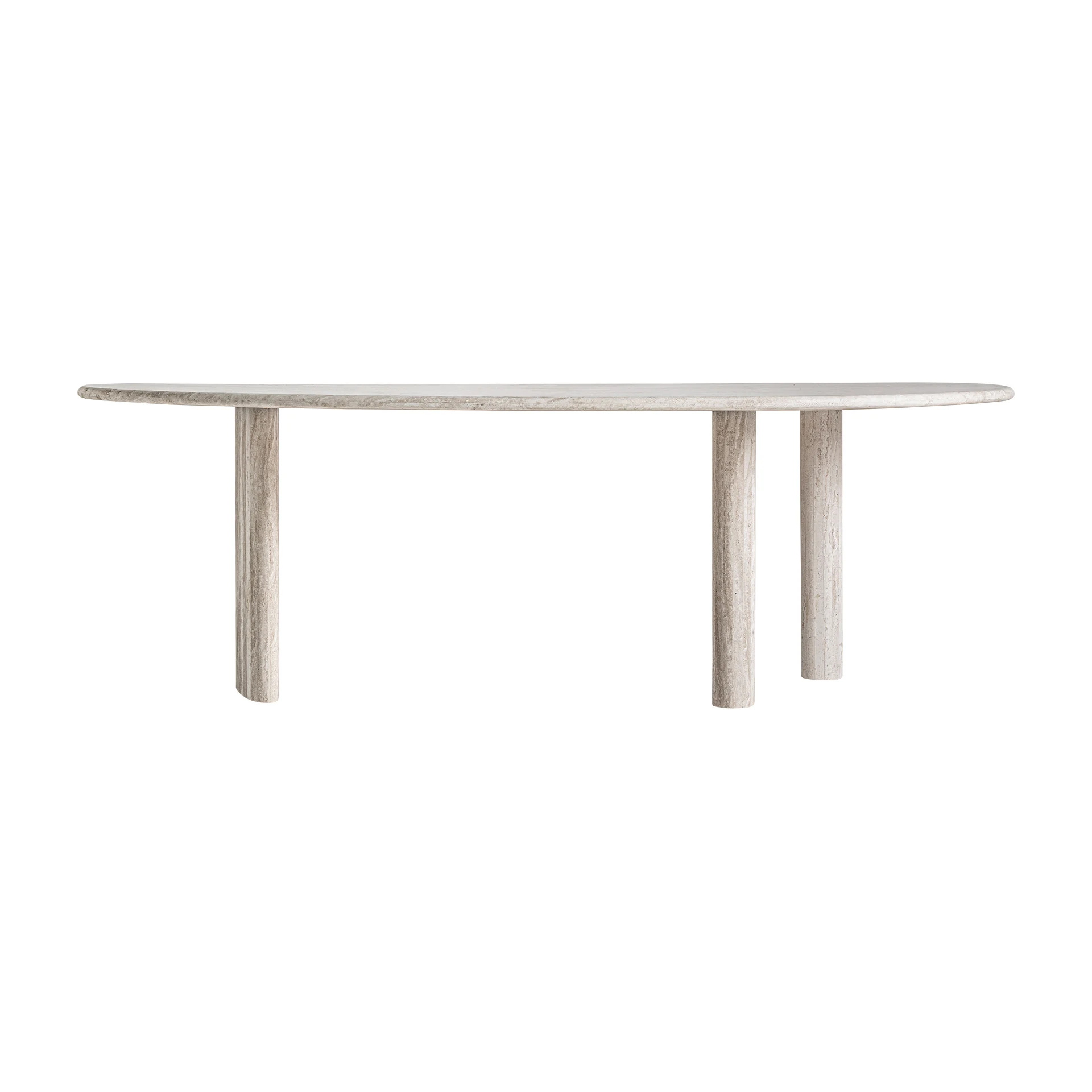 Produse - Masa Living din Travertin, Alb-crem, 234x105x76 cm, Stil Art Deco - VicalHome 36374