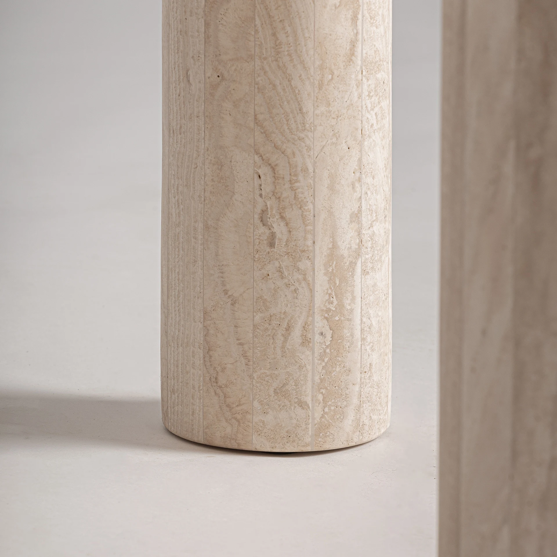 Masa Living din Travertin, Alb-crem, 234x105x76 cm, Stil Art Deco - VicalHome 36374 [14]