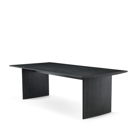 Mese de bucatarie - Masa neagra lux Tricia 230x110 cm furnir stejar negru | Eichholtz - 114463