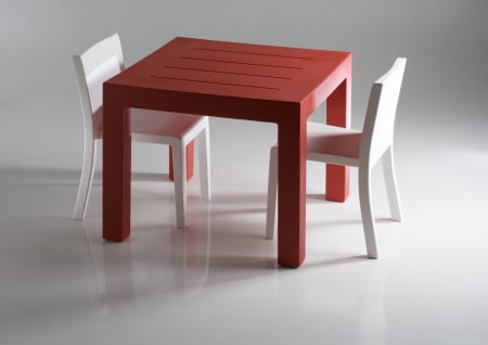 Masa patrata exterior Jut 90x90x75 cm, polipropilena, design minimalist, 44410 - Vondom [28]