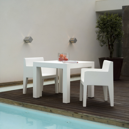 Masa patrata exterior Jut 90x90x75 cm, polipropilena, design minimalist, 44410 - Vondom [25]