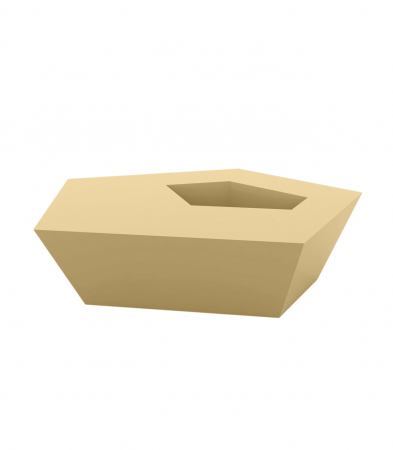 Masa pentru sezlong iluminare LED Faz 60x57x22 cm, design modern geometric cu loc frapiera, 54009 - Vondom [18]