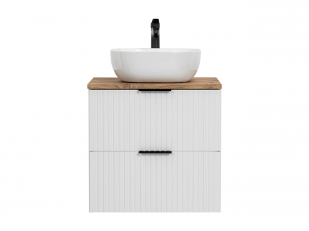 MASCA + BLAT SI LAVOAR ADEL WHITE 60 CM, MDF RIFLAT - COMAD [2]