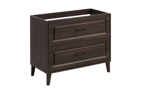 Mobilier Baie - Masca Lavoar Dorothy Ristretto 92.4 cm, Ristretto Oak, 2 Sertare - COMAD