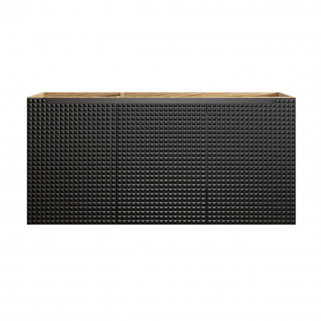 Masca lavoar baie 120 cm LUXOR BLACK, 3 usi, 82-120-3D COMAD [1]
