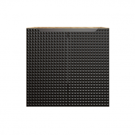 Masca lavoar baie 60 cm LUXOR BLACK 2 usi 82-60-2D COMAD [1]