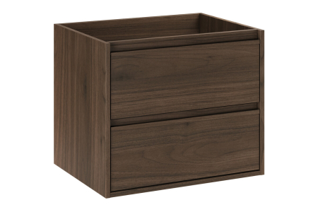 Produse - Masca Lavoar Viola Villa 55.2 cm, 2 Sertare, Nuc Villa - COMAD