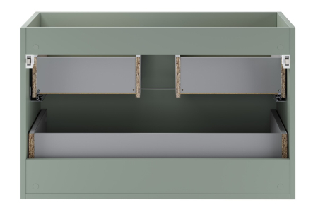 Masca lavoar 80cm 2 sertare Aster Green Verde Mat ASTER GREEN 82-80-46-2S COMAD [3]