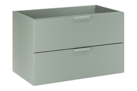 Produse - Masca lavoar 80cm 2 sertare Aster Green Verde Mat ASTER GREEN 82-80-46-2S COMAD