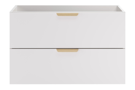 Masca lavoar 80cm 2 sertare Aster White Alb mat ASTER WHITE 82-80-46-2S COMAD [1]