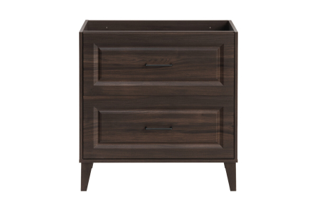 Masca Lavoar Dorothy Ristretto 80 cm, Ristretto Oak, 2 Sertare, Maner Bara - COMAD [1]