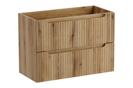 Produse - Masca Lavoar Nova Coast Evoke 80 cm, 2 Sertare, Stejar - COMAD