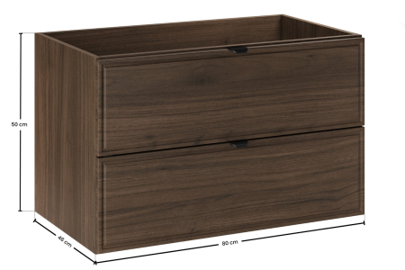 Masca lavoar 80cm 2 sertare Terra Villa Nuc Villa TERRA VILLA 82-80-46-2S COMAD [4]
