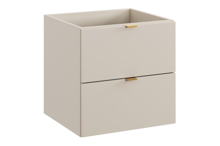 Masti pentru lavoare - Masca Lavoar DALIA CASHMERE 50 cm, cu 2 Sertare, Cashmir Mat - COMAD