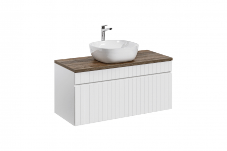 Masca lavoar baie 100 cm ICONIC WHITE Comad [3]