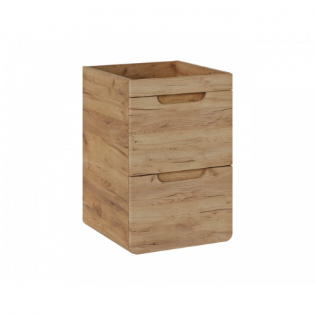 Produse - Masca lavoar suspendata baie 40 cm, Aruba Craft, MDF, stejar auriu, COMAD
