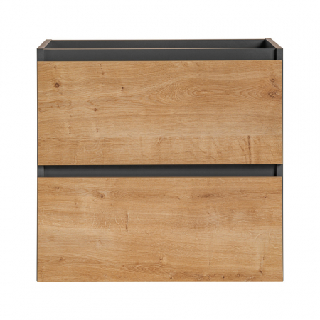 Masca lavoar baie suspendata 60 cm, stejar/gri grafit, Monako COMAD [2]