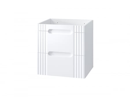 Produse - Masca lavoar baie suspendata, diferite dimensiuni, finisaj Fiji White, MDF alb Comad