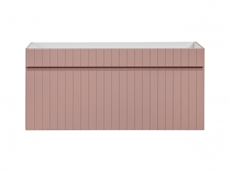MASCA LAVOAR SUSPENDATA BAIE, 100 CM, MDF RIFLAT, CULOARE ROSE, MODEL ICONIC ROSE, COMAD [1]
