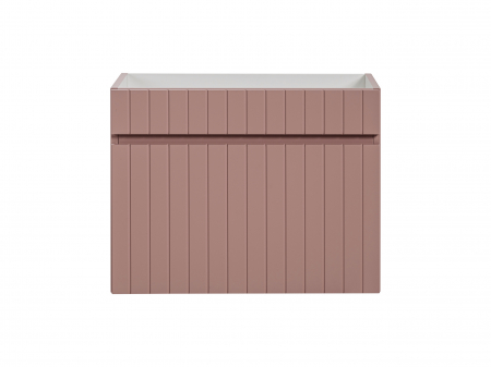 Masca Lavoar Suspendata Baie, 60/80 CM, MDF Riflat, Iconic Rose, Culoare Rose, COMAD [1]