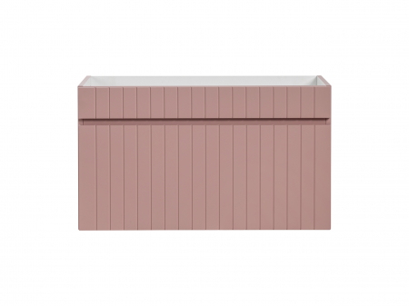 MASCA LAVOAR SUSPENDATA baie, 60/80 CM, ICONIC ROSE, MDF RIFLAT, CULOARE ROSE, COMAD [1]