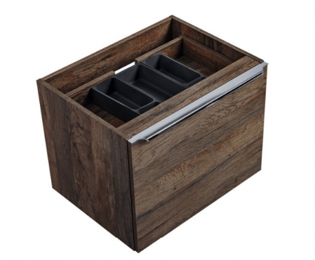 Produse - Masca Lavoar Suspendata baie 60/80 cm, PAL, Stejar Vintage, Santa Fe Oak COMAD