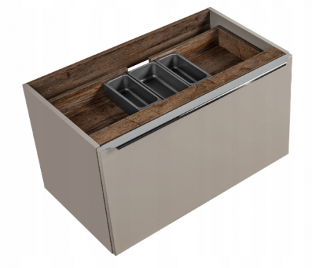 Produse - 2 x MASCA LAVOAR SUSPENDATA BAIE, 60/80 CM, SANTA FE TAUPE, PAL, GRI LUT, COMAD