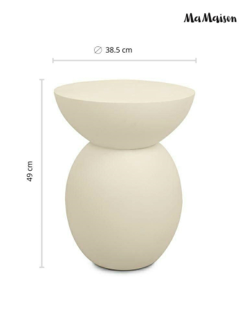 Măsuță Arene 39 38,5x38,5x49 cm, MDF Bej - MaMaison [7]