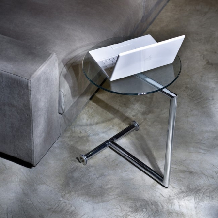 Măsuță Auxiliară Easy Living 51x46x62 cm, Sticlă Transparent - Kare Design [6]