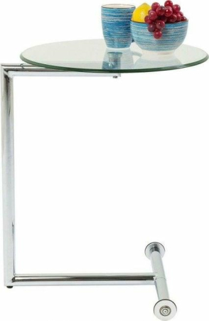 Măsuță Auxiliară Easy Living 51x46x62 cm, Sticlă Transparent - Kare Design [5]
