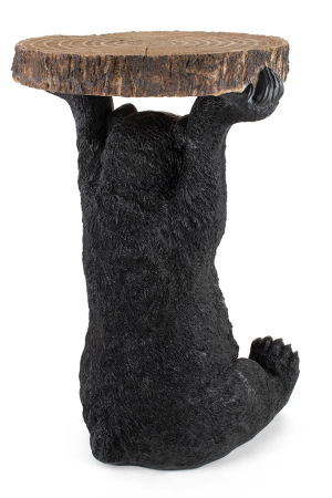 Măsuță Bear 40x40x53 cm, Plastic Negru - Kare Design [4]