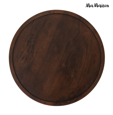 Măsuță Brera 46 45,5x45,5x58,5 cm, Lemn Mango Maro - MaMaison [3]