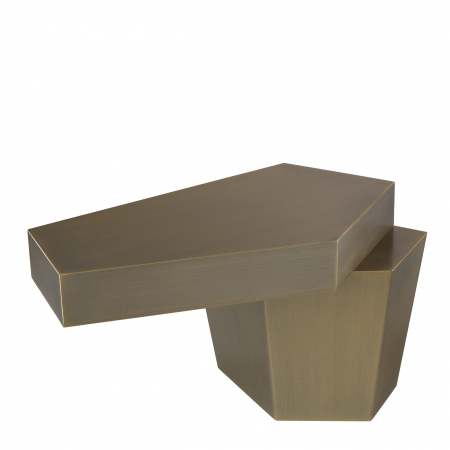 Masute de cafea -   Masa de cafea Calabasas finisaj din alamă periată H. 45 cm 113209 EICHHOLTZ