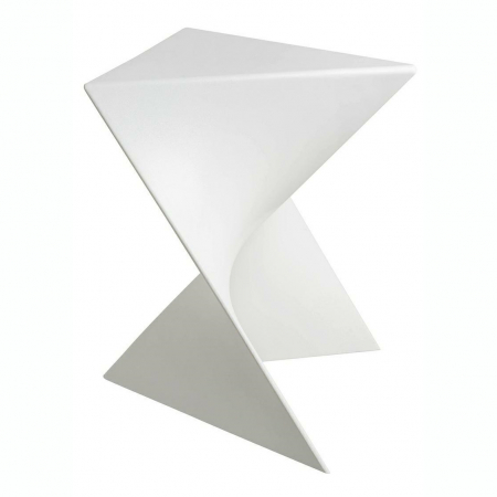 Masute de cafea - Masuta cafea design futurist alba/neagra Konnor, polipropilena, PC-053.WHITE - King