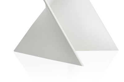 Masuta cafea design futurist alba/neagra Konnor, polipropilena, PC-053.WHITE - King [3]