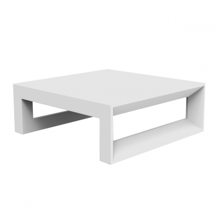 Mese exterior - Masuta cafea Frame 60x60x22 cm rasina de polietilena, design modern, 54092 - Vondom
