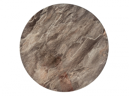 Masuta cafea Hart 42x42 cm, picioare metalice crom/blat sticla imitatie marmura, AURORACMACH - Signal [1]
