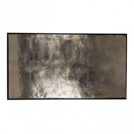 Masuta cafea premium Rami 68x123 cm, blat aluminiu auriu sampanie, baza metal, 825036 - Richmond Interiors [7]