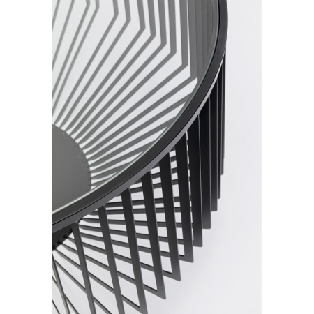 Măsuță de Cafea Corinne 80x80x42 cm, Negru - Kare Design [3]
