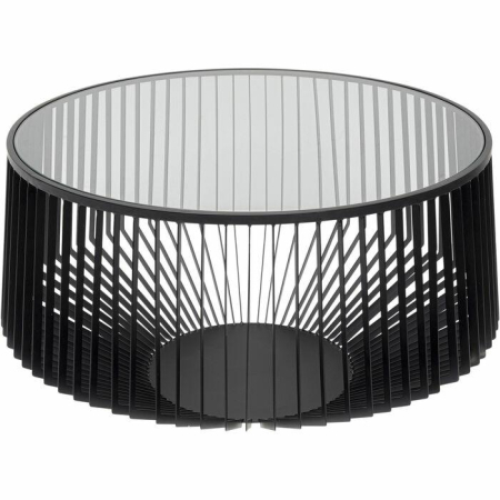 Living - Măsuță de Cafea Corinne 80x80x42 cm, Negru - Kare Design