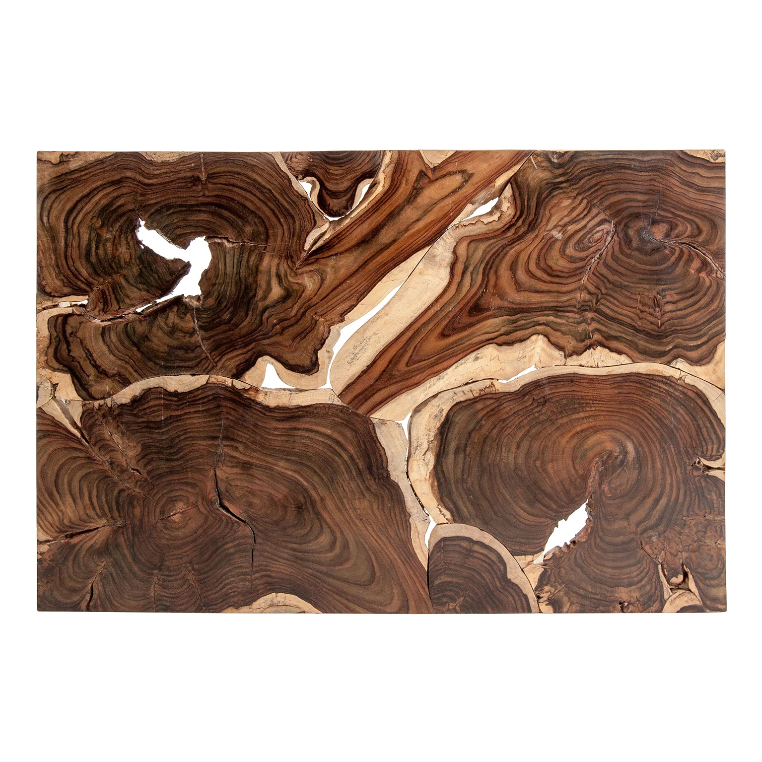 Masuta de Cafea din Lemn de Pasanie, Maro, 120x80x45 cm, Stil Etnic - VicalHome 23835 [13]