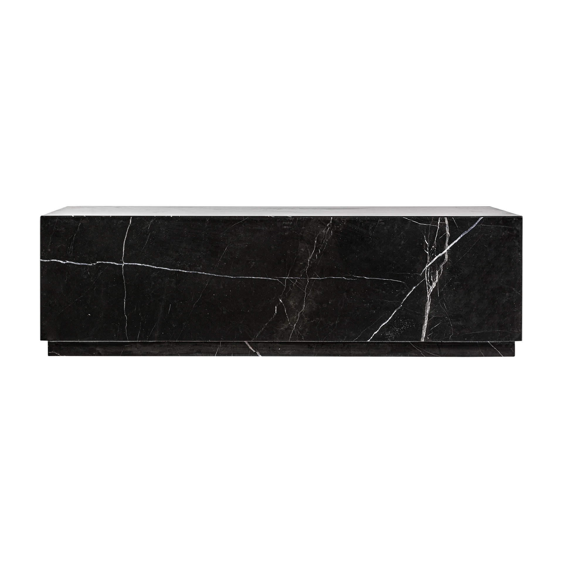 Masuta de Cafea din Marmura, Neagra, 120x60x35 cm - VicalHome 36367 [1]