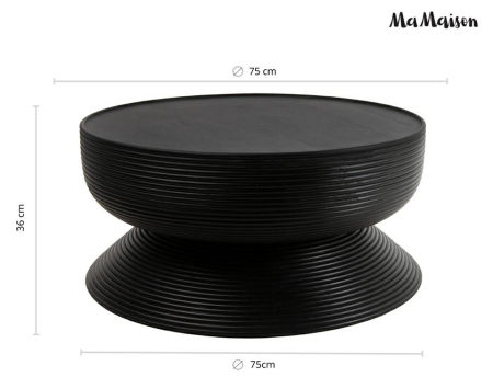 Măsuță de Cafea Lapis 76 75x75x36 cm, Negru - MaMaison [9]