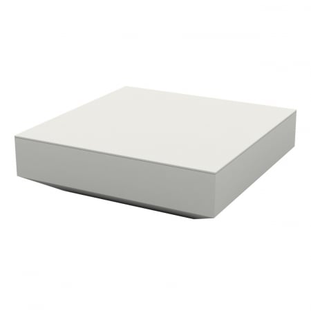 Mese exterior - Masuta exterior iluminare LED Vela, diverse finisaje, 100x100x30 cm, design modern, 54030 - Vondom