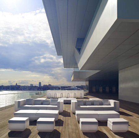 Masuta exterior iluminare LED Vela, diverse finisaje, 40x40x30 cm, design modern, 54041 - Vondom [21]