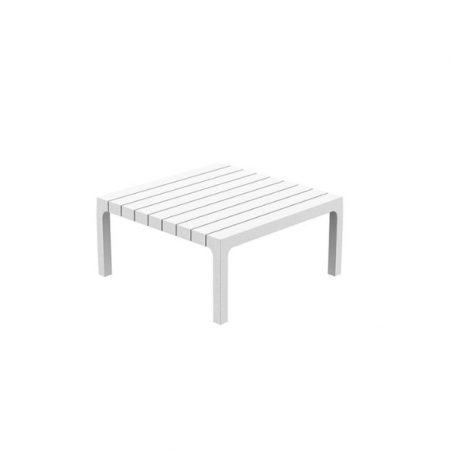 Mese exterior - Masuta exterior joasa patrata Spritz 59x59x28 cm, polipropilena, diverse culori, 56029 W - Vondom
