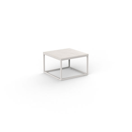 Masuta exterior premium patrata diverse finisaje Pixel 40x40x25 cm, blat HPL/DEKTON®, cadru aluminiu, 44315M DANAE - Vondom [0]