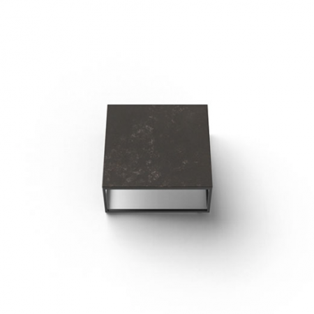 Mese exterior - Masuta exterior premium patrata diverse finisaje Pixel 60x60x25 cm, blat HPL/DEKTON®, cadru aluminiu, 44316 - Vondom