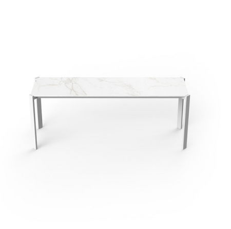 Masuta exterior Tablet 105x35 cm, blat HPL/DEKTON®, picioare aluminiu, 54219B FULL W - Vondom [1]