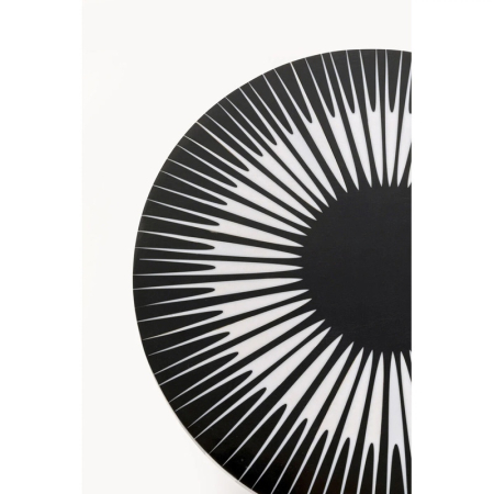 Măsuță Iris 25x25x50 cm, Alb-Negru - Kare Design [1]